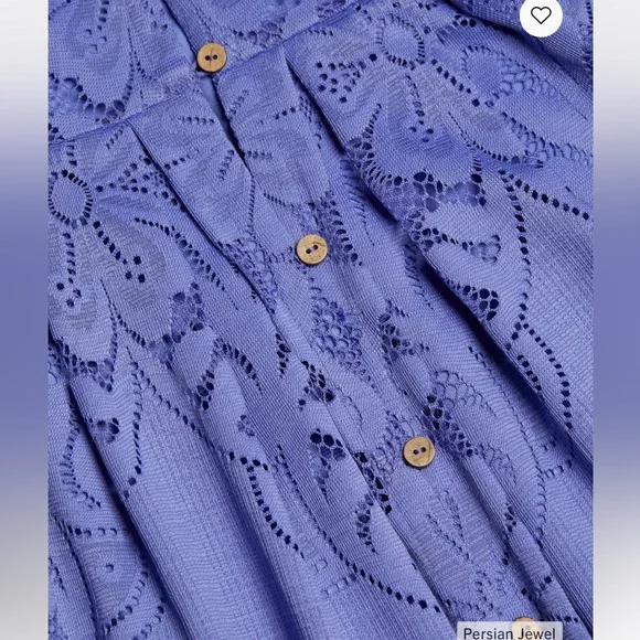 NWT Free people shadow dance midi dress in Persian jewel size m - Picture 7 of 12